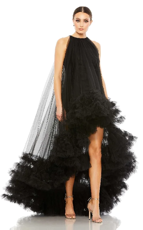 Prom dresses with one - shoulder ruffled straps and geometric patterns for a contemporary and eye - catching formal eventMac Duggal 68252CL Dress Prom dresses with one - shoulder ruffled straps and geometric patterns for a contemporary and eye - catching formal eventMac Duggal 68252CL Dress