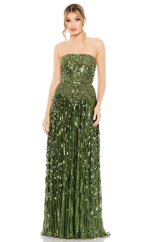 Formal dresses with ruffled skirts and bow accents for a charming prom appearanceMac Duggal 93915 - Fully Embellished A-line Gown Formal dresses with ruffled skirts and bow accents for a charming prom appearanceMac Duggal 93915 - Fully Embellished A-line Gown
