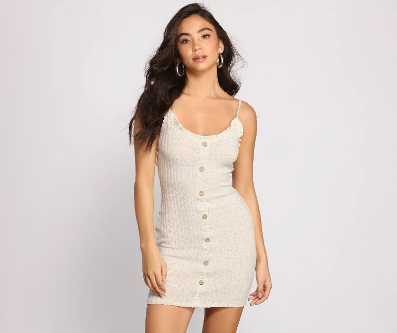 Sleeveless Women Dress in Bright Colors for Summer PartiesSuch A Sweetheart Ribbed Knit Mini Dress Sleeveless Women Dress in Bright Colors for Summer PartiesSuch A Sweetheart Ribbed Knit Mini Dress