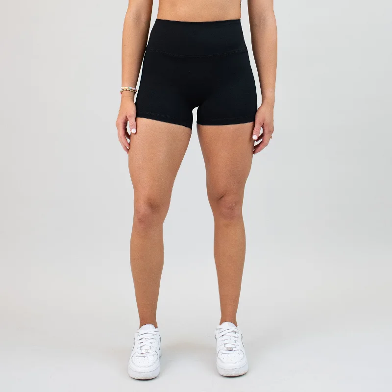 Tie - Waist Women Shorts for a Customizable FitAscend Short 3.25" - No Front Seam - Higher Rise Tie - Waist Women Shorts for a Customizable FitAscend Short 3.25" - No Front Seam - Higher Rise