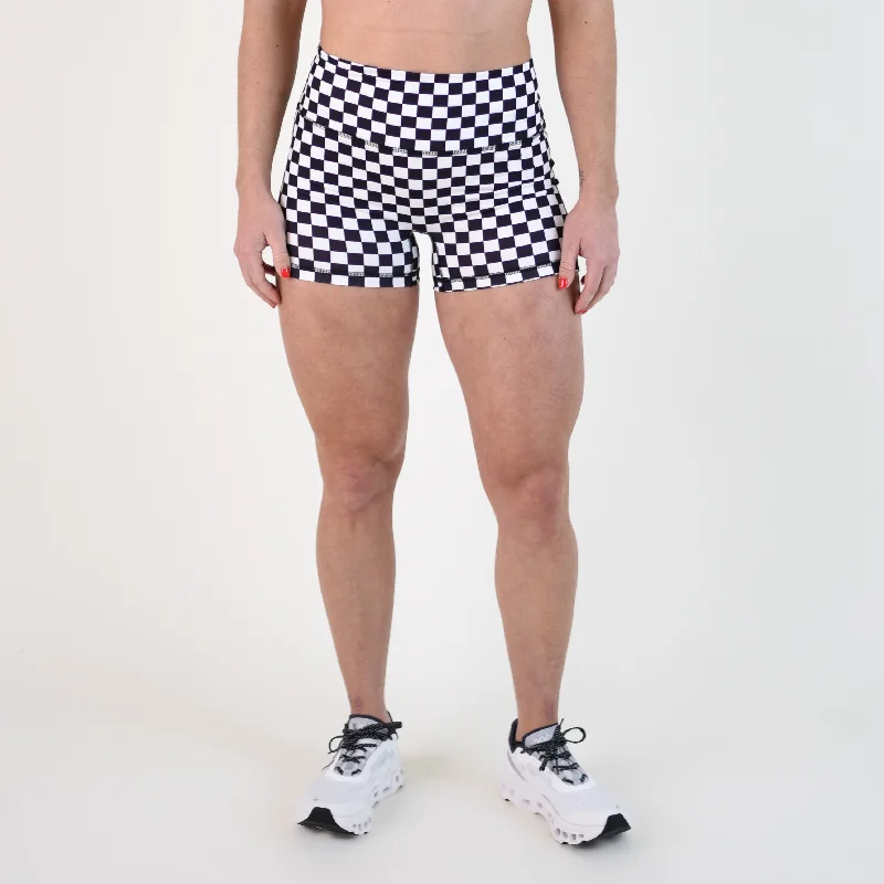 Cuffed Women Shorts for a Laid - Back and Trendy LookAscend Short 3.25" - No Front Seam - Higher Rise Cuffed Women Shorts for a Laid - Back and Trendy LookAscend Short 3.25" - No Front Seam - Higher Rise
