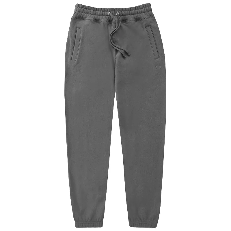 Zipper - Detail Women's Sweatpants in Gray for Easy On - and - Off and Added StyleCross Grain Sweatpant Graphite - Unisex Zipper - Detail Women's Sweatpants in Gray for Easy On - and - Off and Added StyleCross Grain Sweatpant Graphite - Unisex