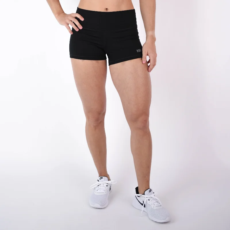Elastic Waist Women Shorts for Easy Wear and ComfortApex Contour Short 3.25" - Mid Rise Elastic Waist Women Shorts for Easy Wear and ComfortApex Contour Short 3.25" - Mid Rise