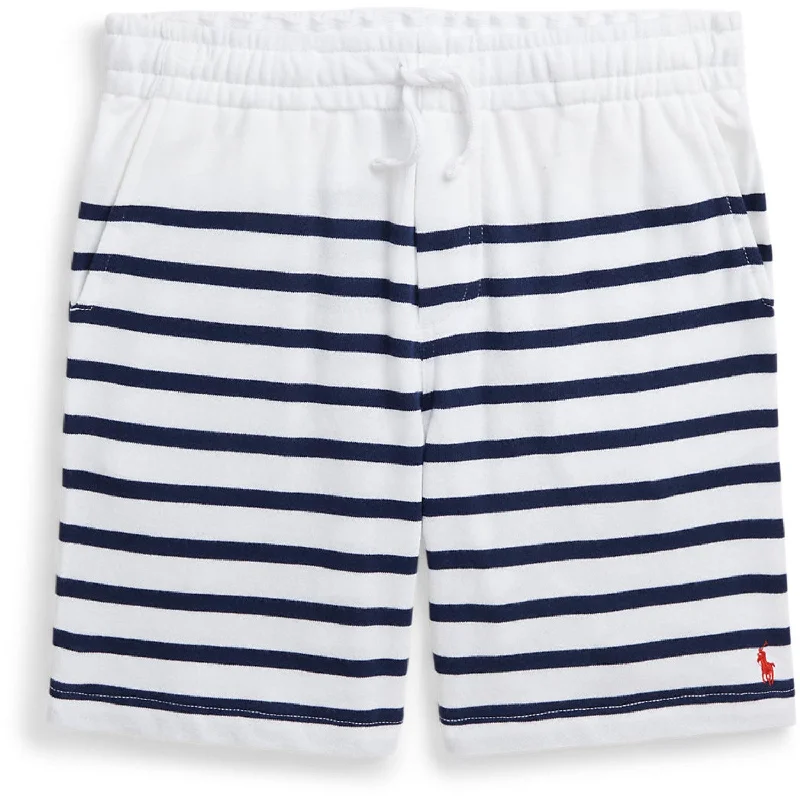 Twill Women Shorts with a Smooth Texture and DurabilityPolo Ralph Lauren White/Spring Navy Shorts Twill Women Shorts with a Smooth Texture and DurabilityPolo Ralph Lauren White/Spring Navy Shorts
