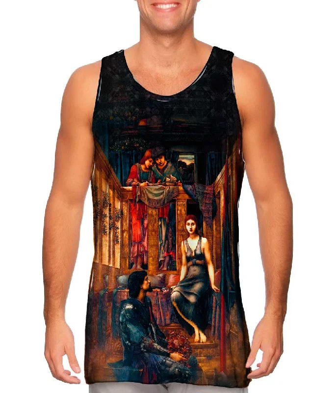 Crew Neck Women's Sustainable Tank Tops Made from Recycled MaterialsSir Edward Coley Burne Jones - "King Cophetua And The Beggar Maid" (1884) Crew Neck Women's Sustainable Tank Tops Made from Recycled MaterialsSir Edward Coley Burne Jones - "King Cophetua And The Beggar Maid" (1884)
