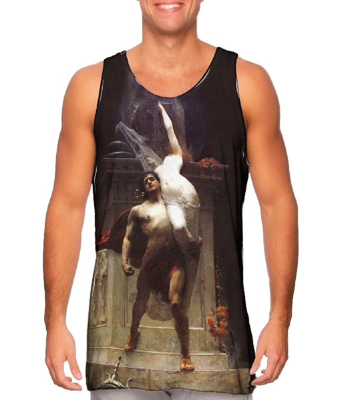 Women's Spaghetti Strap Tank Tops with Geometric PatternsSolomon Joseph Solomon - "Ajax and Cassandra" (1886) Women's Spaghetti Strap Tank Tops with Geometric PatternsSolomon Joseph Solomon - "Ajax and Cassandra" (1886)