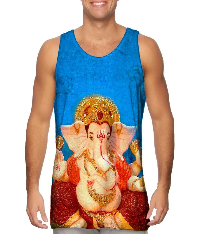 V - Neck Women's Moisture - Wicking Tank Tops for RunningSonphoto - "Blue Hindu God Ganpathy" (2011) V - Neck Women's Moisture - Wicking Tank Tops for RunningSonphoto - "Blue Hindu God Ganpathy" (2011)